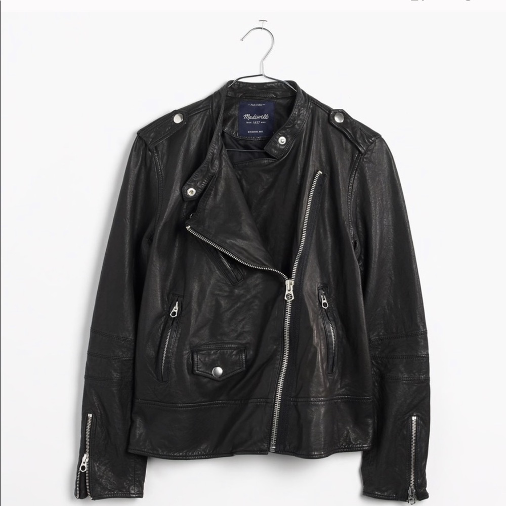 ISO MADEWELL LEATHER SWING MOTO JACKET LARGE